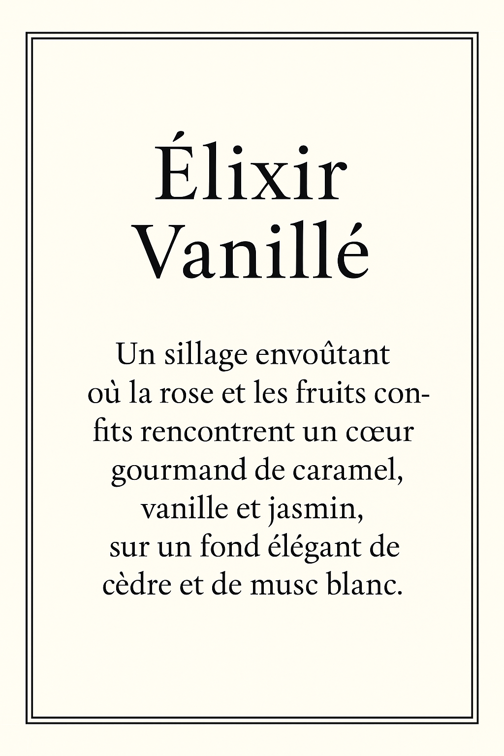 Élixir de parfum