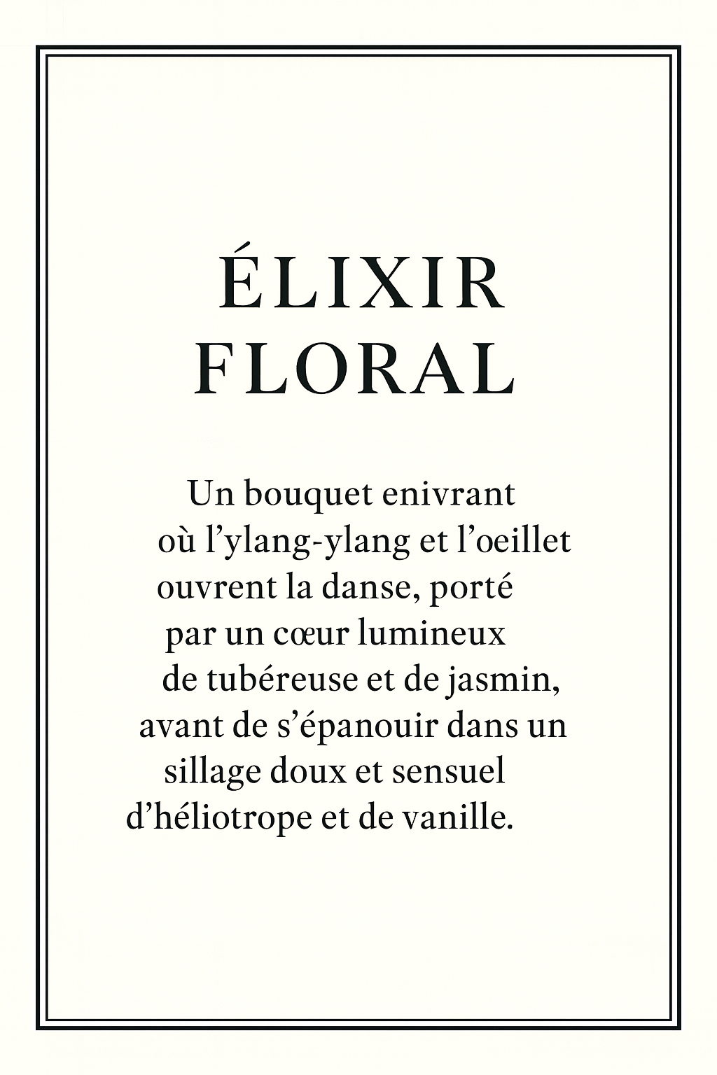 Élixir de parfum