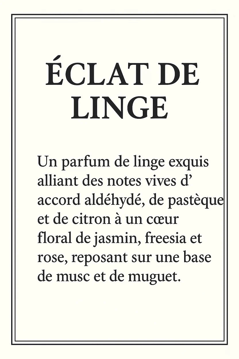 Parfum de linge – Format Découverte